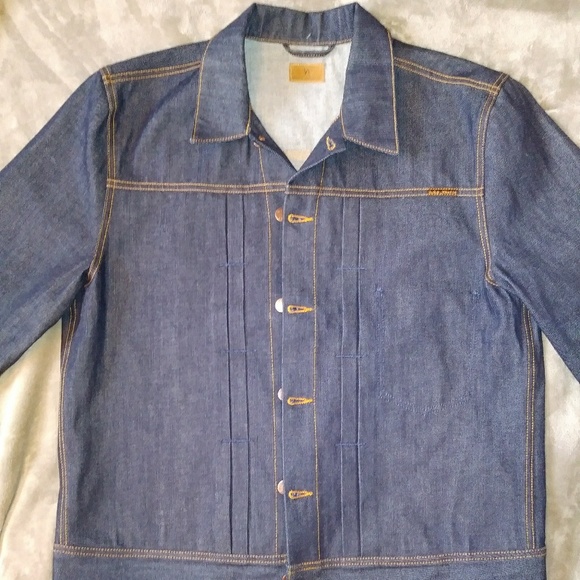Nudie Jeans Blue Denim Jacket - Picture 1 of 6